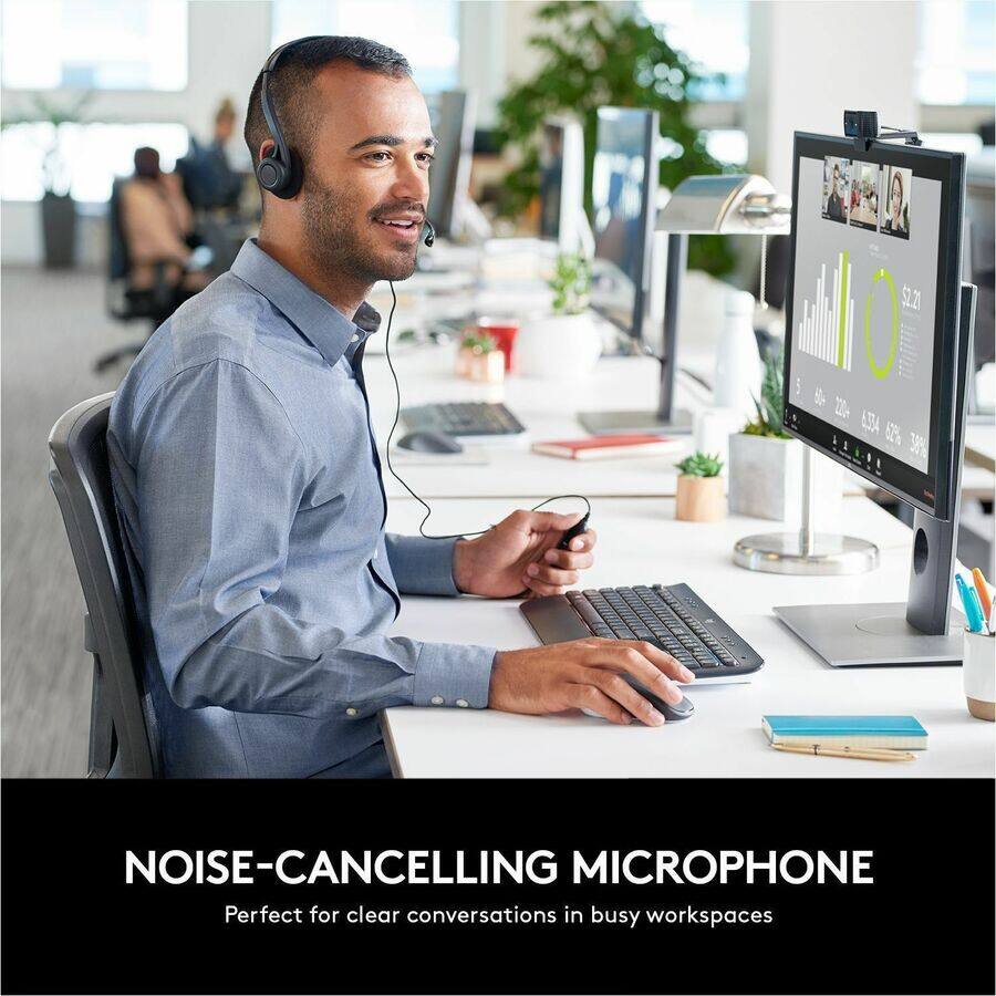 $2.2) 5 A 6.354 652% ! 3% NOISE-CANCELLING MICROPHONE Perfect for clear conversations in busy workspaces