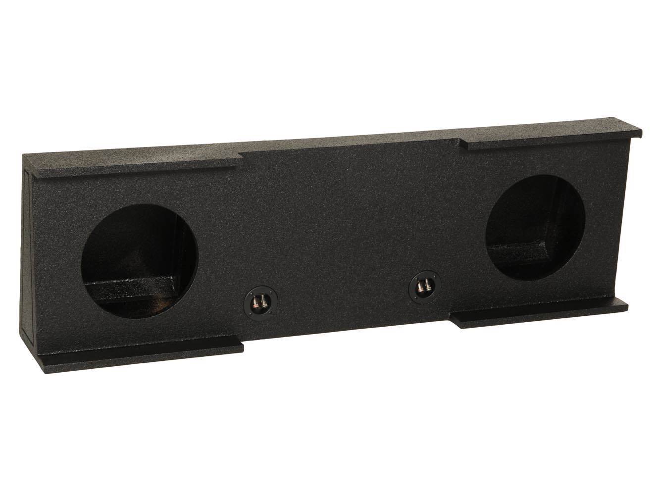 Alt View 5. QPower - QPower Dual 12" Sub Box - Chevy Silverado Crew Cab & GMC Sierra Crew Cab 07-13 - Black.