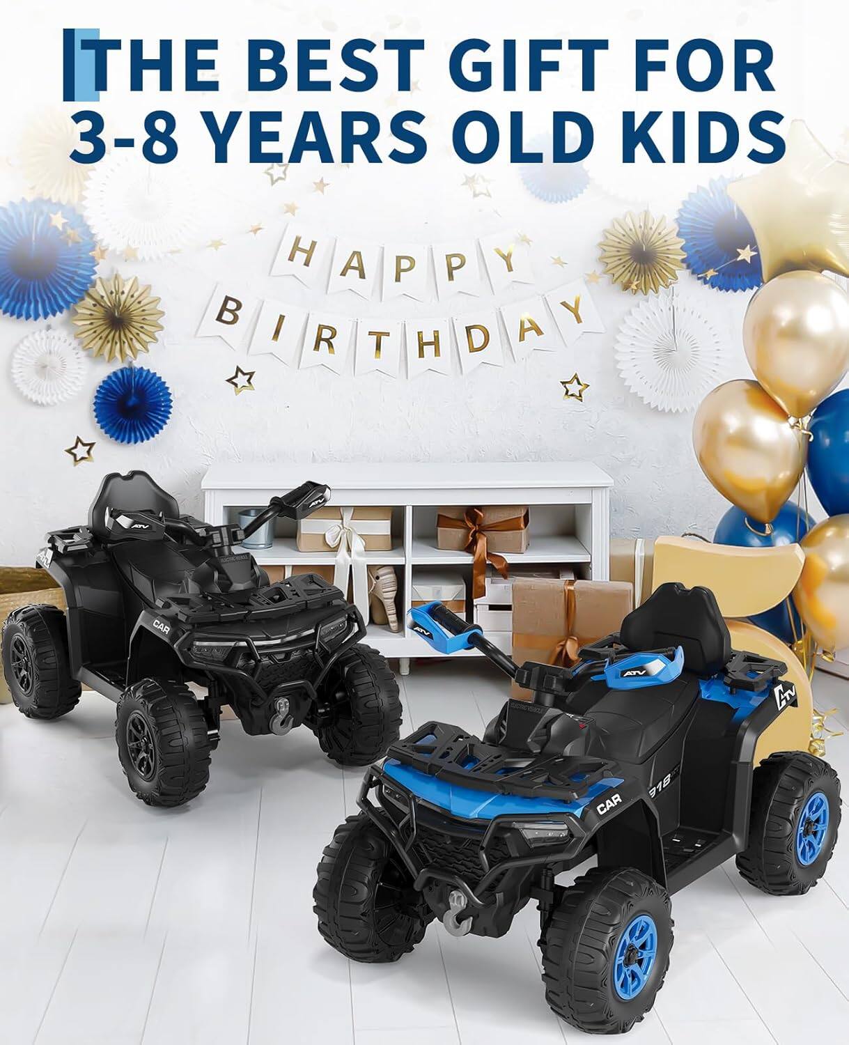THE BEST GIFT FOR 3-8 YEARS OLD KIDS

HAPPY BIRTHDAY