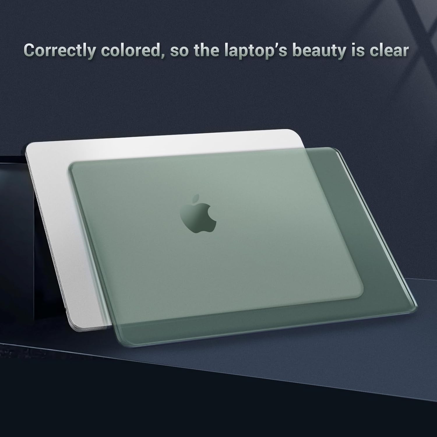 Correctly colored, so the laptop's beauty is clear