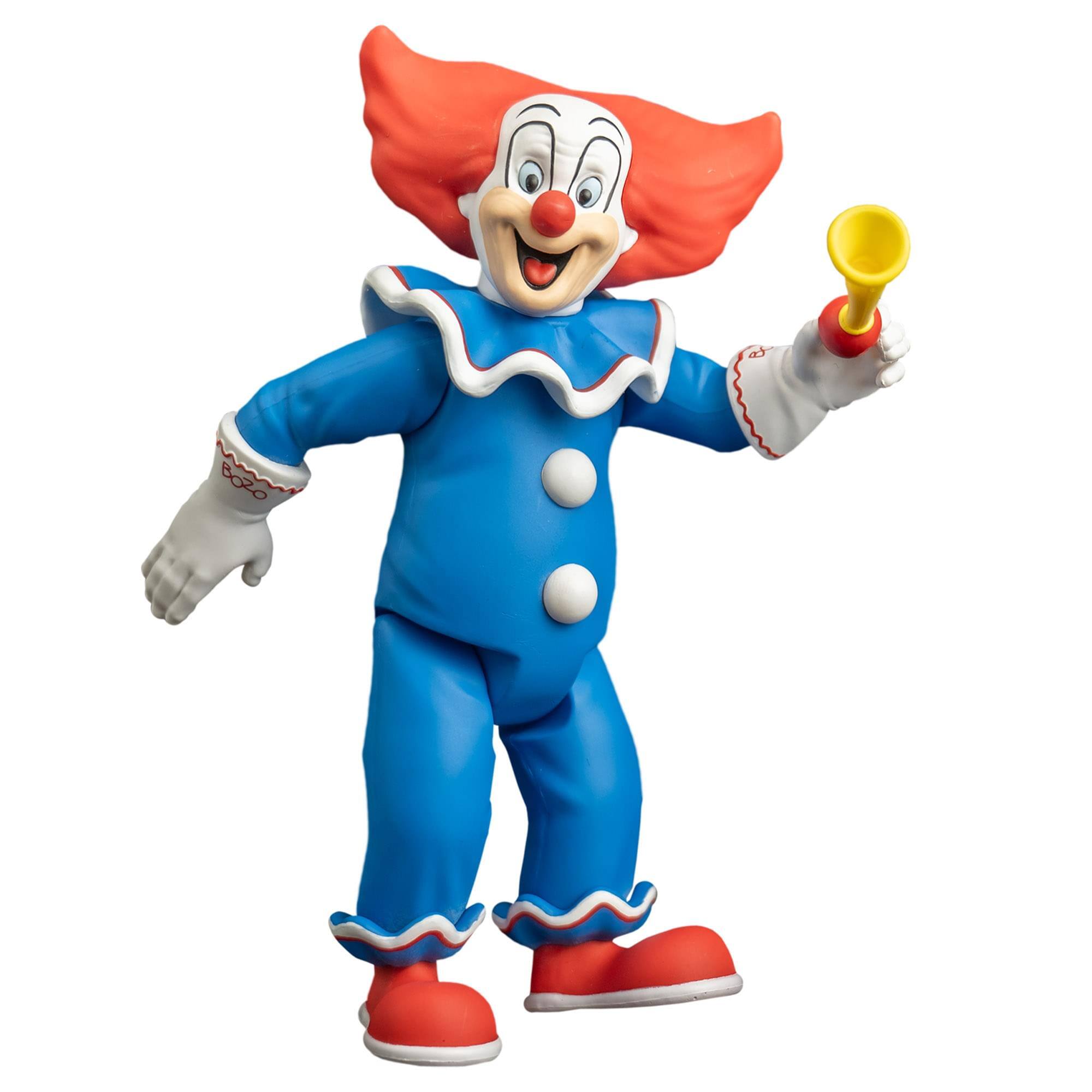 Alt View 4. Trick or Treat Studios - Bozo The Clown 5-Inch Action Figure - Blue.