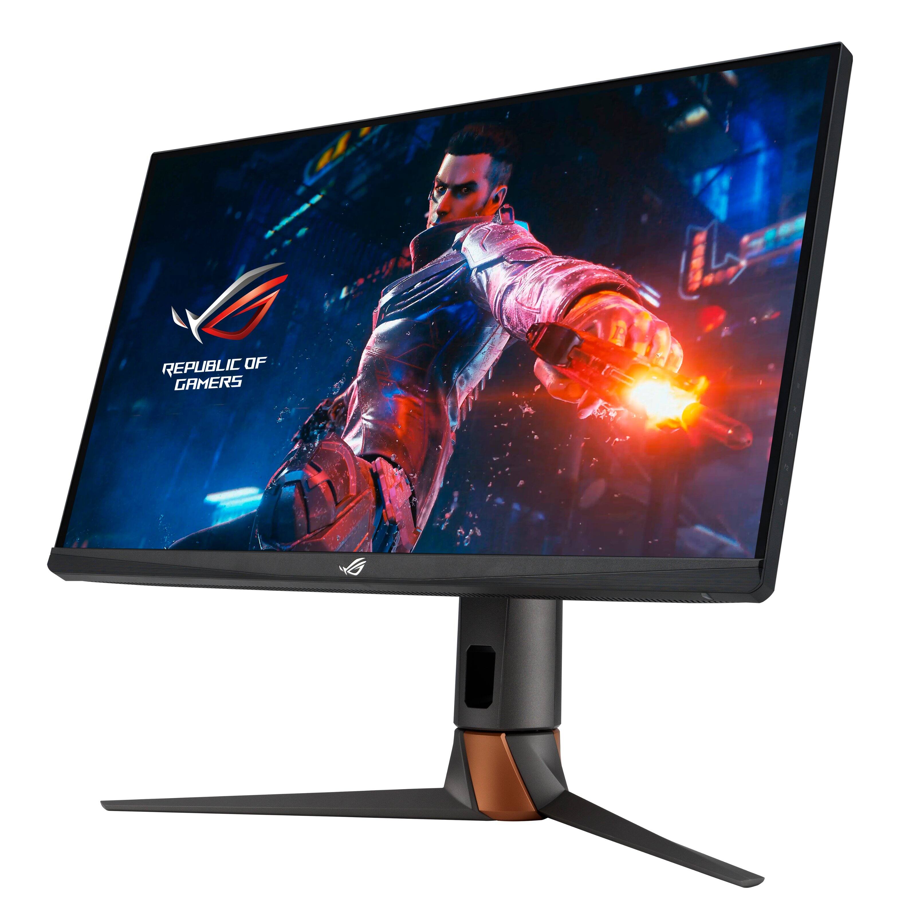 Left. ASUS - PG27AQN 27" LED QHD Monitor - Black.