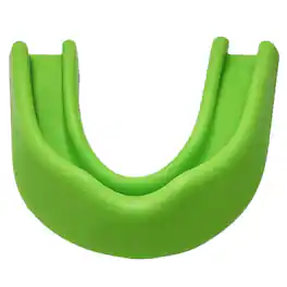 Amber Sporting Goods - Breathable Boil & Bite MMA Mouth Guard for Boxing & Wrestling, Super Tough Combat Mouthpiece – - Lime Green