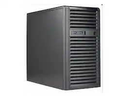 Supermicro - CSE-731I-404B Mini-Tower Chassis, 2x5.25" Ext, 4x3.5" Int Bays, 400W - Black