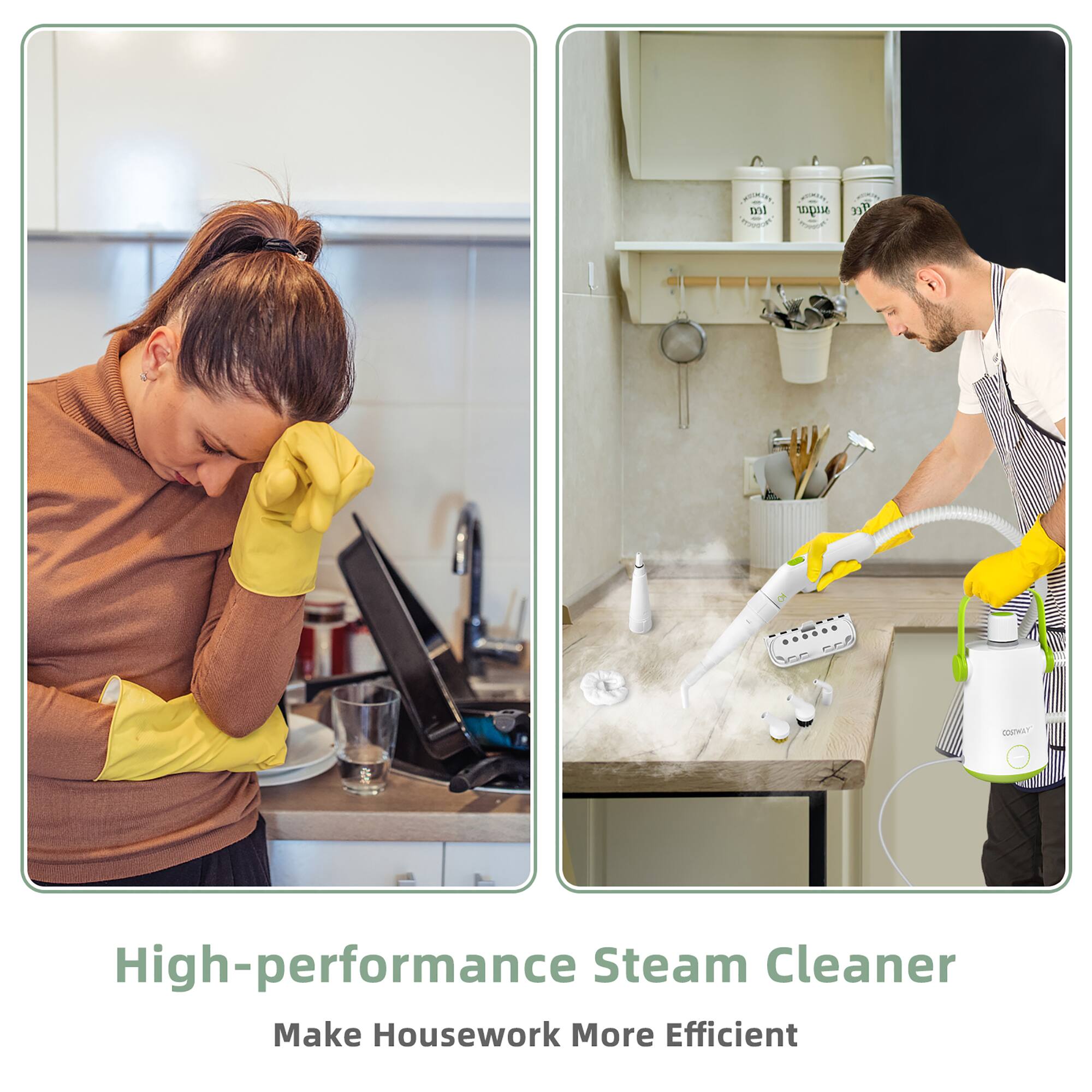 High-performance Steam Cleaner  
Make Housework More Efficient
