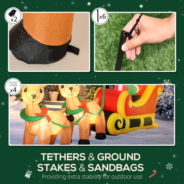 x2  
x4  
x6  
TETHERS & GROUND STAKES & SANDBAGS  
Providing extra stability for outdoor use