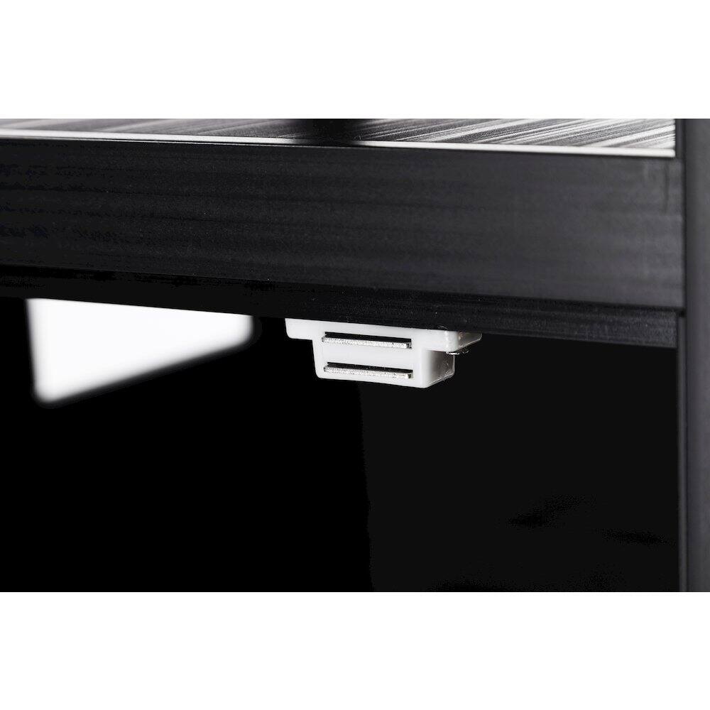 Back. New Age Pet - ECOFLEX Jumbo Litter Box Cover End Table - Espresso - Espresso.