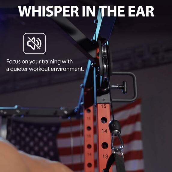 WHISPER IN THE EAR

Focus on your training with a quieter workout environment.