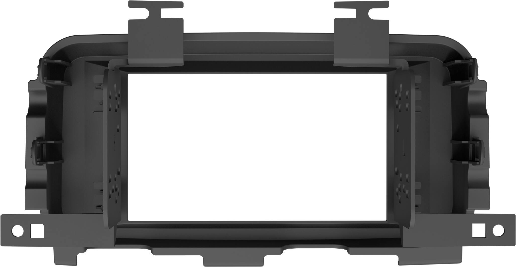 Back. Metra - Dash Kit for Nissan Kicks 2021-2024 and Versa 2023-2025 (With Factory 8" Screen) Vehicles - Matte Black.
