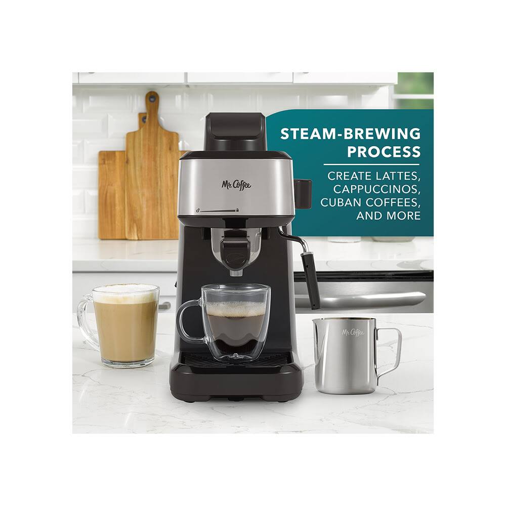 STEAM-BREWING PROCESS  
Mr. Coffee  
CREATE LATTES, CAPPUCCINOS, CUBAN COFFEES, AND MORE