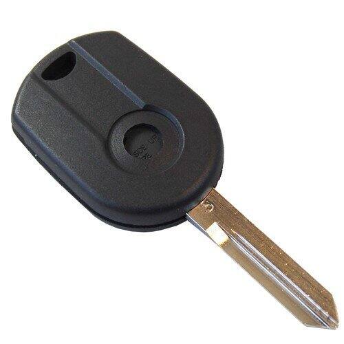 Angle. HQRP - 4-Button Remote Key Fob Shell Case with Uncut Blade for Ford Escape 2009 2010 - Black.