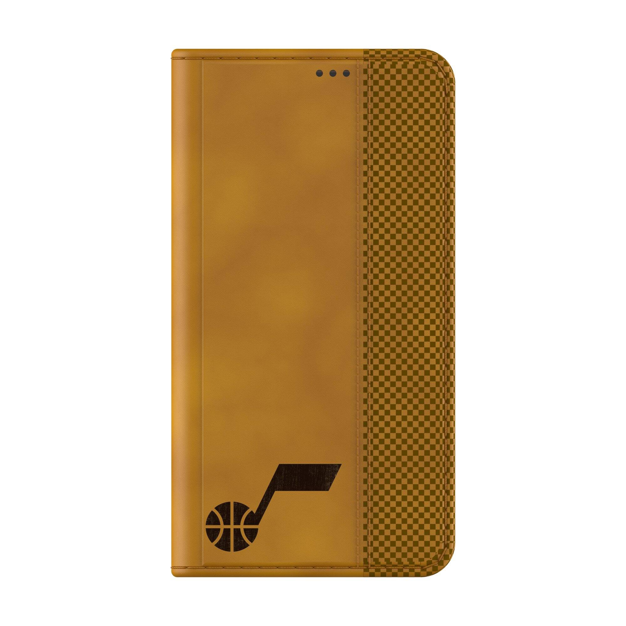 Alt View 1. Keyscaper - Utah Jazz Galaxy Burn Design Folio Case - S22 - Multicolor.