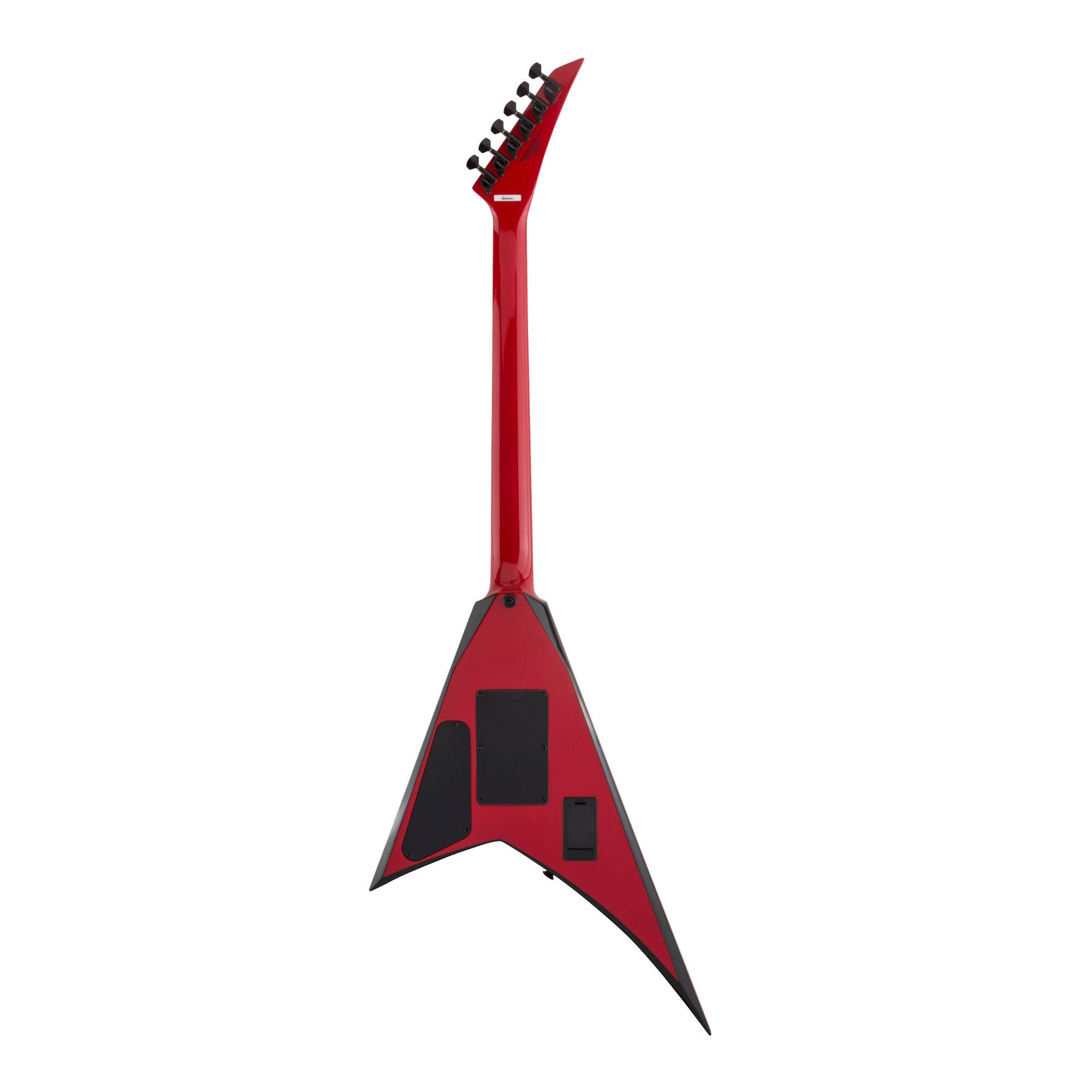 Angle. Jackson - Jackson X Series Rhoads RRX24 HH with Laurel Fingerboard (Red with Black Bevels).