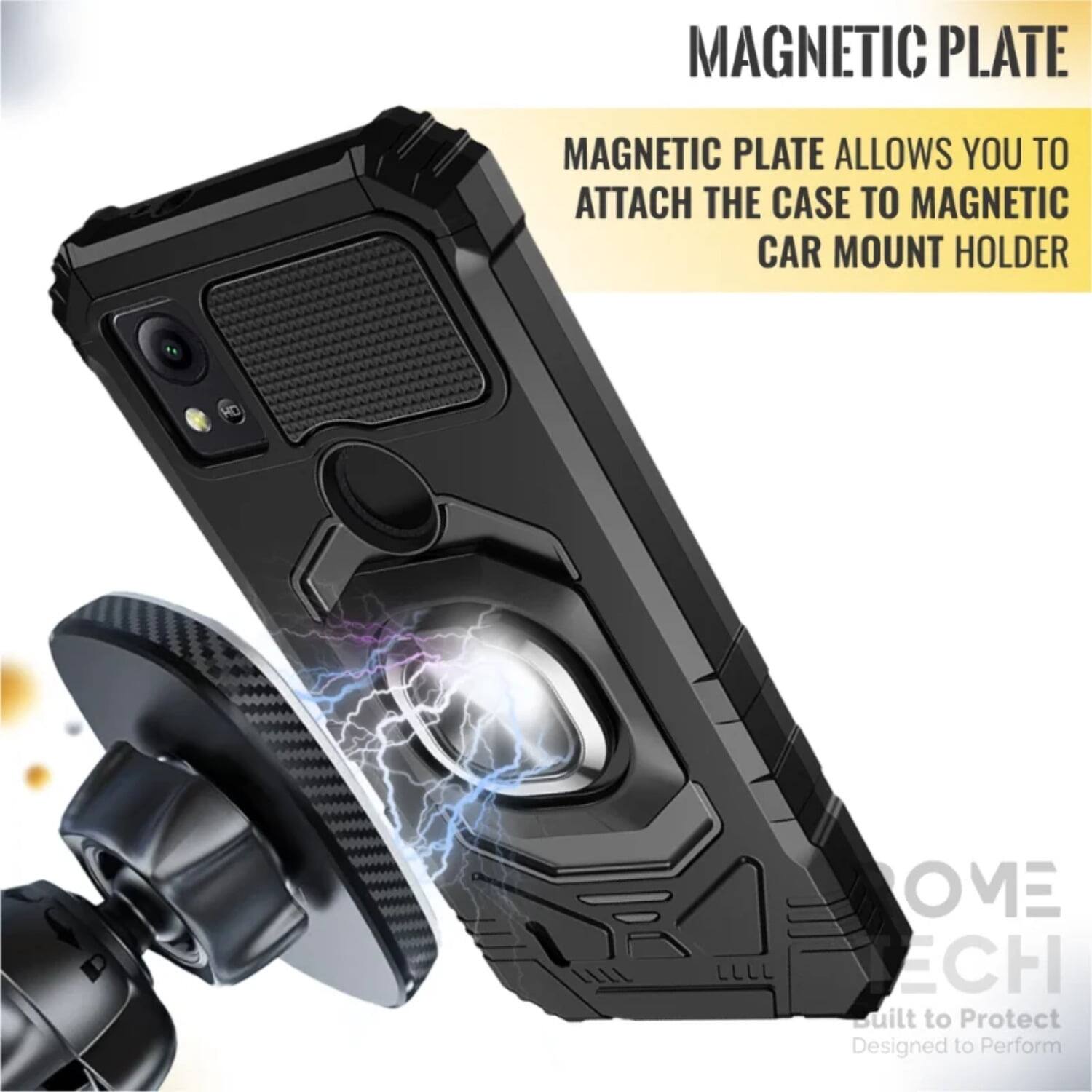 MAGNETIC PLATE  
MAGNETIC PLATE allows you to attach the case to magnetic car mount holder.  
Built to Protect  
Designed to Perform