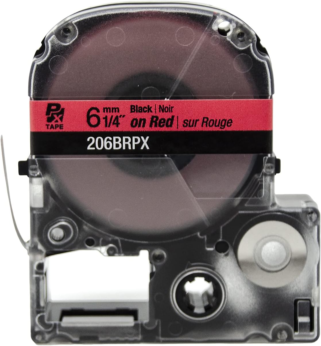 6 mm Black | Noir 1/4" on Red | sur Rouge  
206BRPX