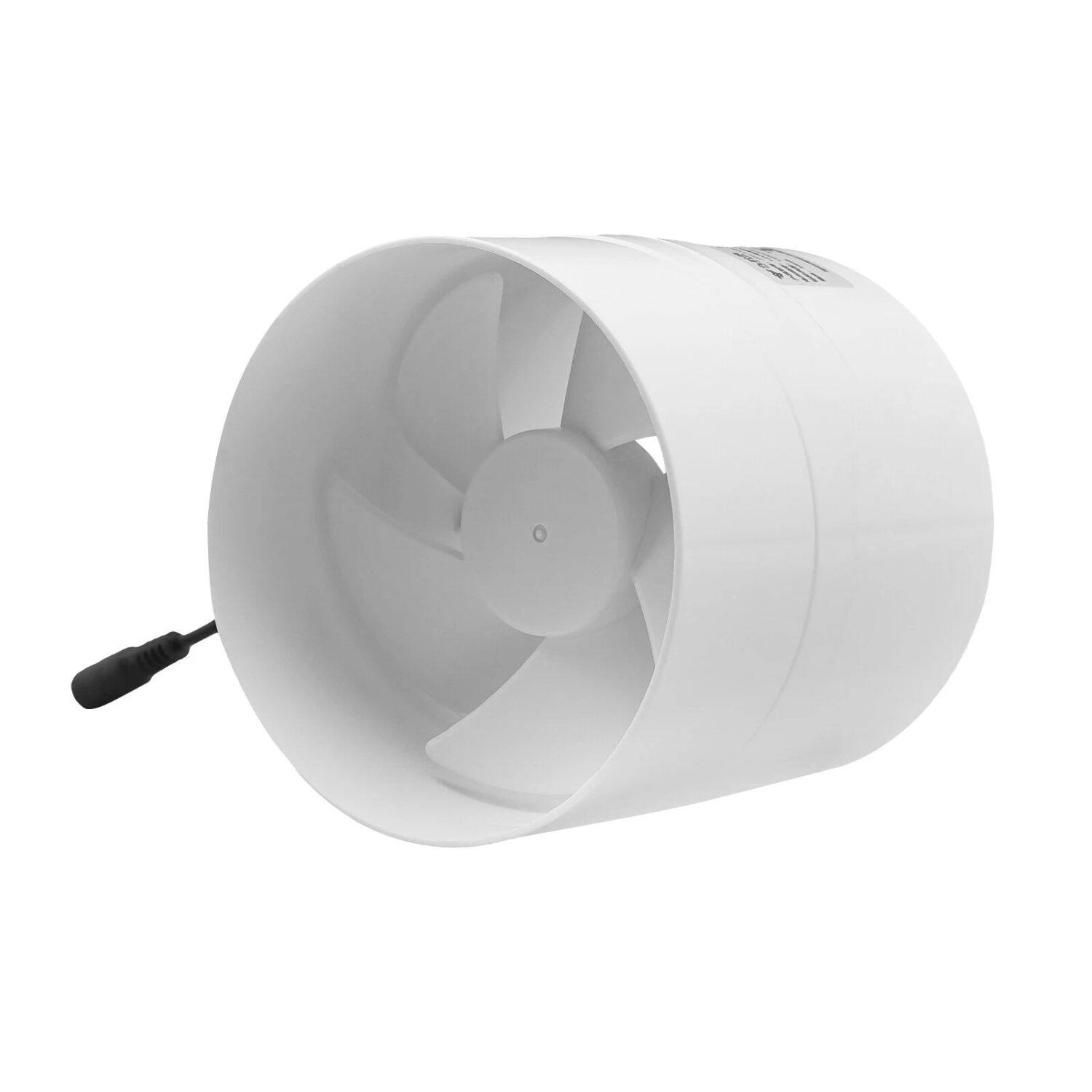Alt View 3. Home Collection - 12V Inline Duct Booster Fan – Ventilation Exhaust Air Blower for Cooling & Airflow Boost.