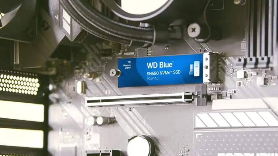 HOMI x Western Digital. WD Blue M.2 SSD SN580 NVMe PCle 4.0 2102.