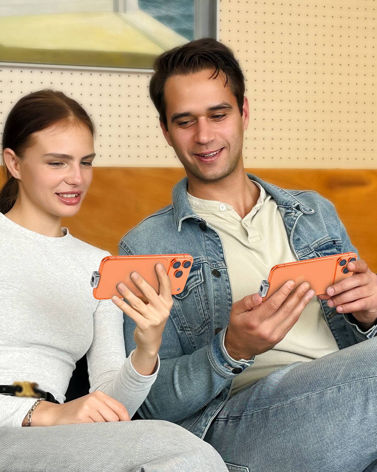 Alt View 5. TWOPAN - Nano SSD 512GB, USB-C External SSD with Fingerprint Encryption, Compatible with iPhone 17/16/15, MacBook, iPad, Android - Grey.