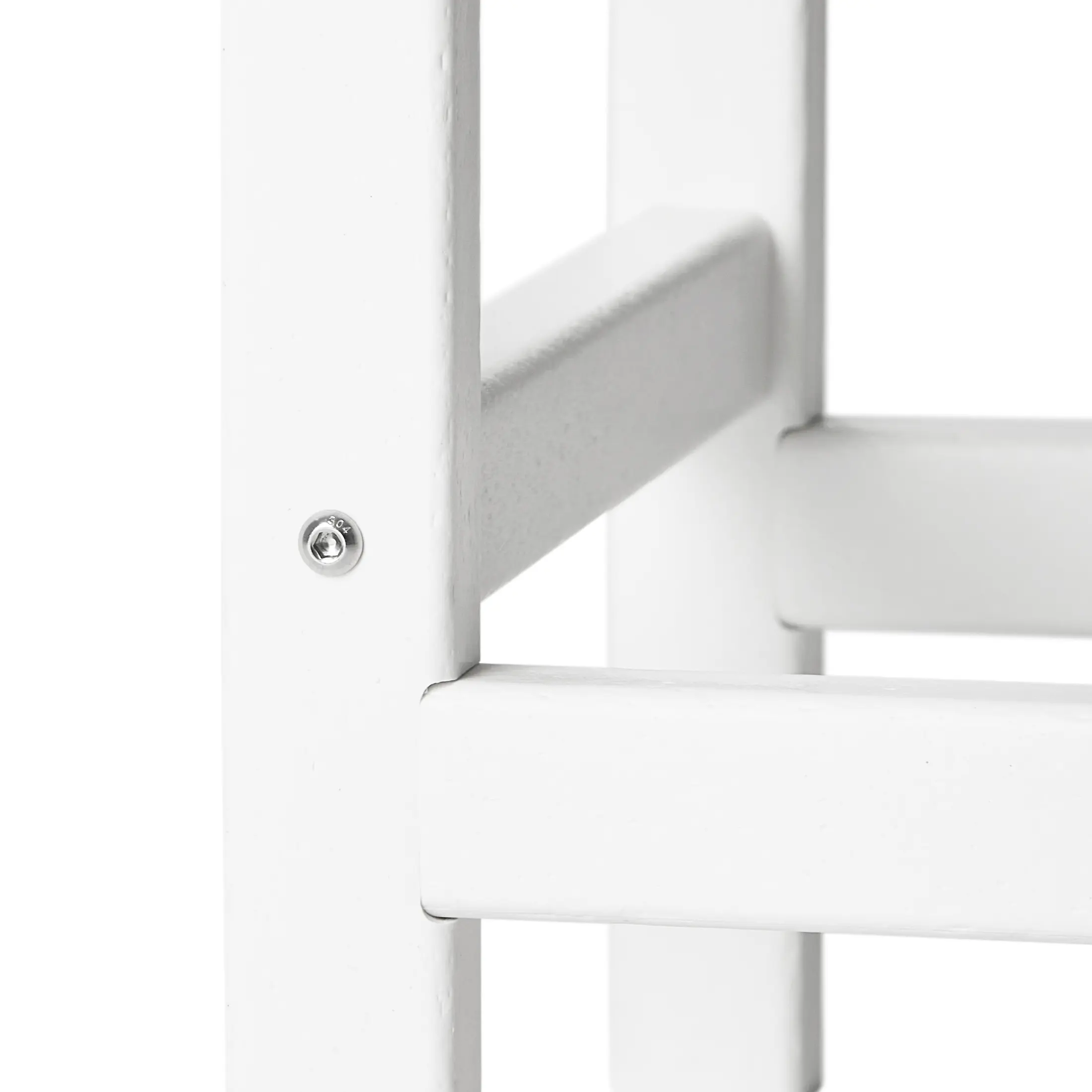 Alt View 6. WestinTrends - WestinTrends Malibu 14" square outdoor Side table for Adirondack chair - White.