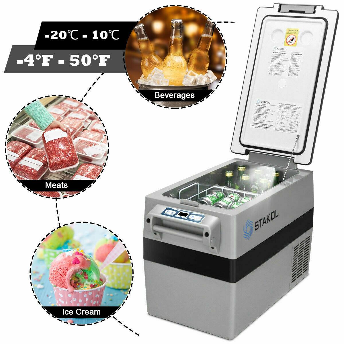 *20C -10C - -4F -50F - CO Beverages STAKOL Meats Ice Cream
