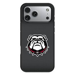 Keyscaper - NCAA - Georgia Bulldogs Bump Case with 8.2ft Drop Protection - 16 Pro Max - Black