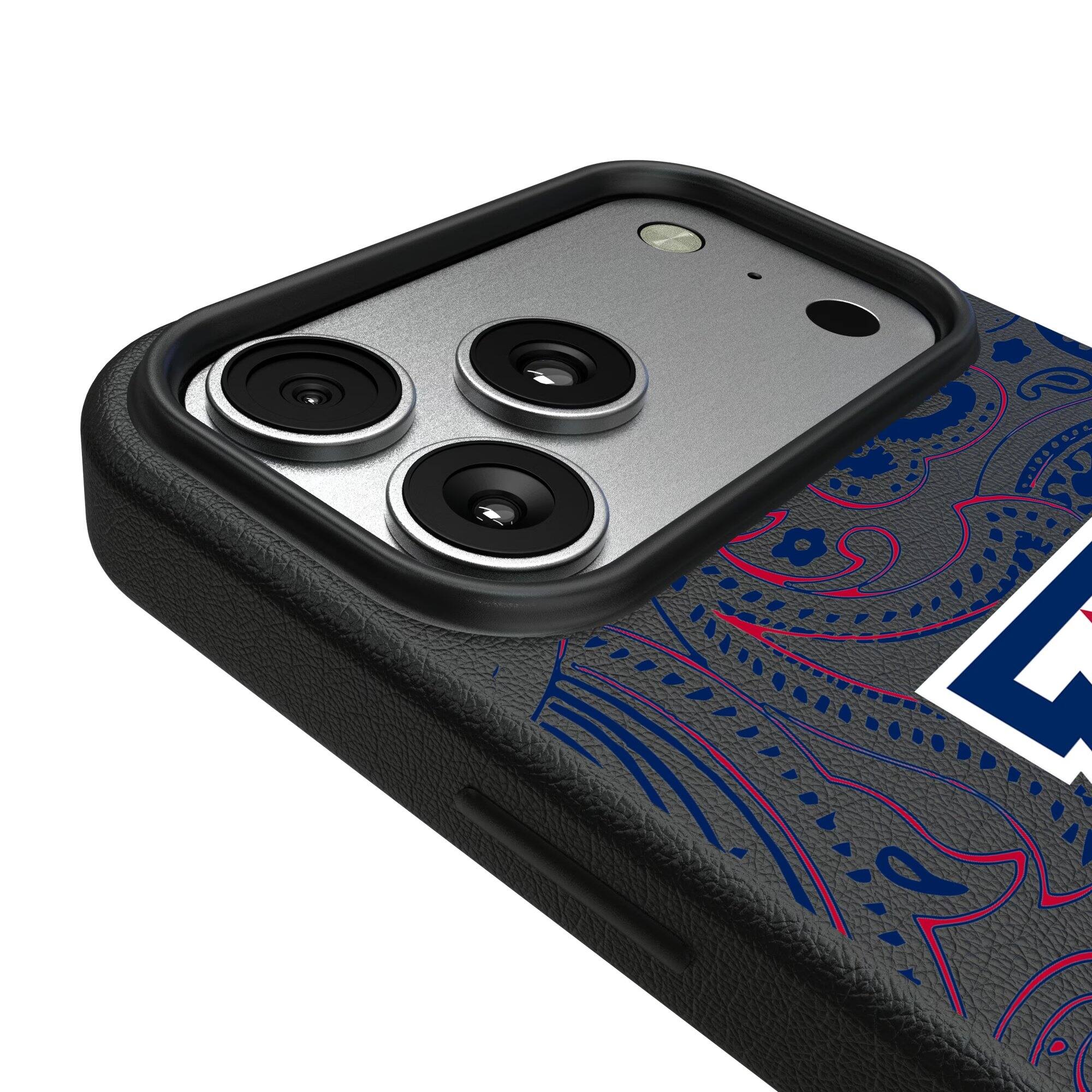 Alt View 2. Keyscaper - Arizona Wildcats Paisley iPhone Magnetic Bump Case - 16 - Black.