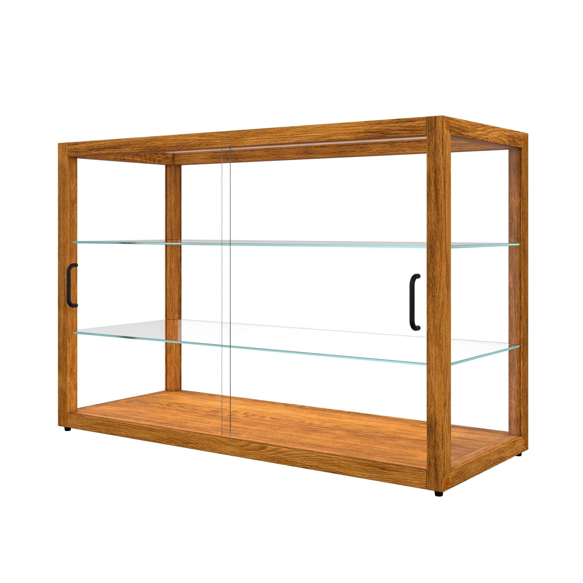 Alt View 5. Koolmore - 42 In. Artisan Horizontal Light Wooden Bakery Display Case 8 Cu. ft. (KM-BDW-42L) - Ash wood color.