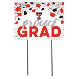 Jardine - Texas Tech Red Raiders 18'' x 24'' Grad Yard Sign - White