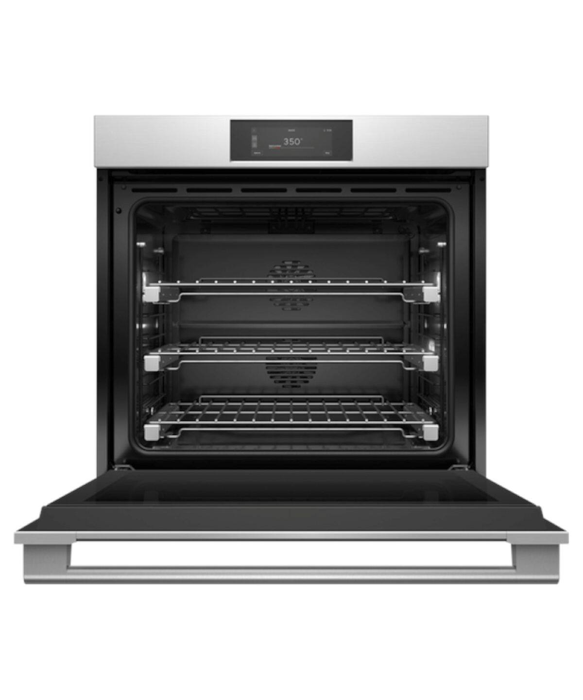 Alt View 11. Fisher & Paykel - 30" 4.9 Cu. Ft. Single Oven, 6.8" Touchscreen, Self-Cleaning - Stainless Steel.