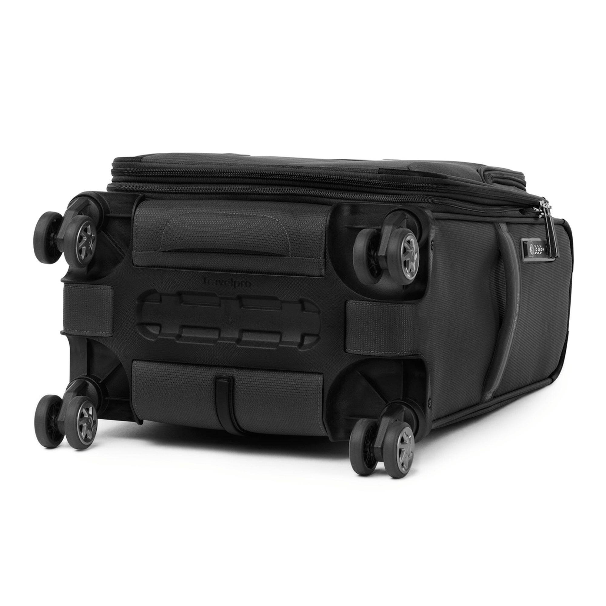 Alt View 1. Travelpro - Walkabout 6 Compact Softside Carry-On Spinner Luggage with TSA Lock - Jet Black.