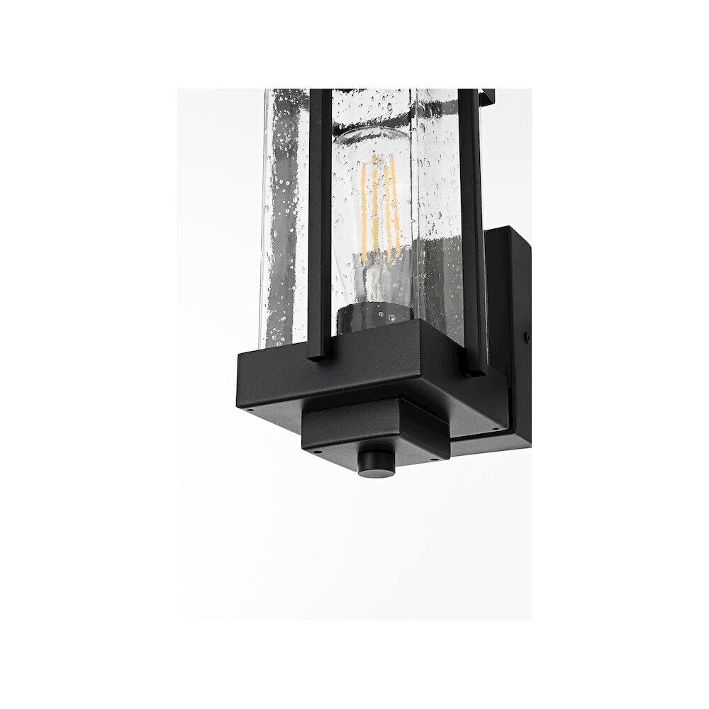 Alt View 1. Elegant Lighting - Livingston 7 inch Outdoor Pendant in Black - Black.