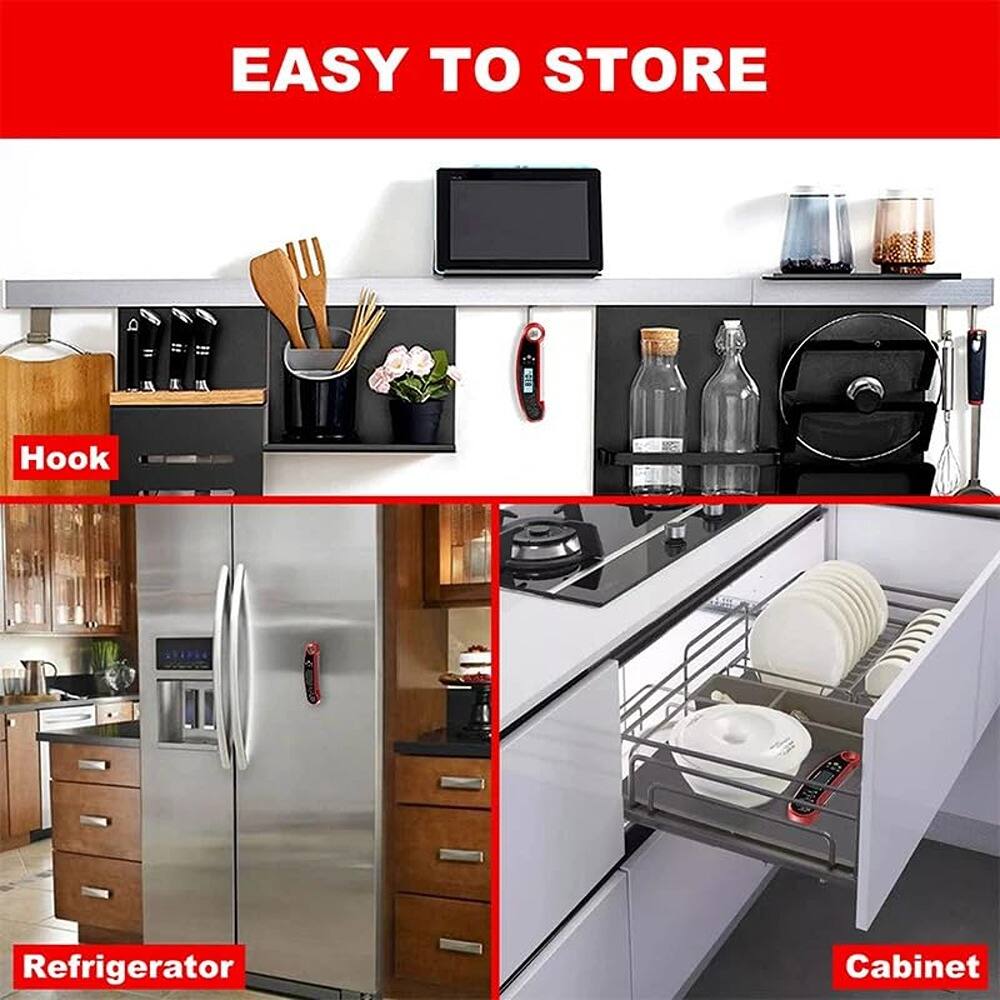 EASY TO STORE

Hook

Refrigerator

Cabinet
