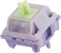 Front. EPOMAKER - EPOMAKER Wisteria V2 Linear Keyboard Switches Set, with Light Diffuser, Pre-lubed, 5 Pin Creamy Switch, - Purple.