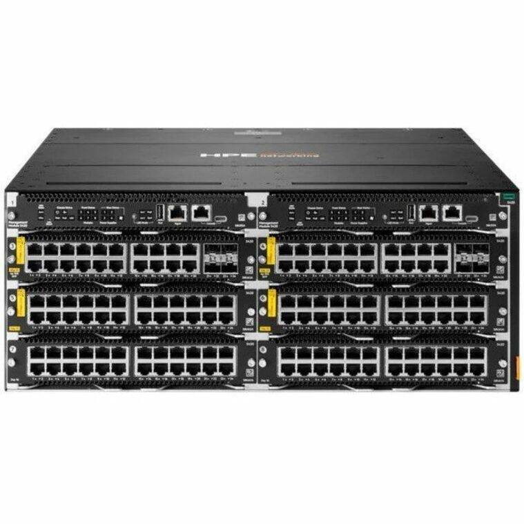 Alt View 2. HP - Aruba CX 5420 Switch Chassis - 20 Ports - Manageable - Gigabit Ethernet, 10 Gigabit Ethernet - 1000Base-T, 10GBase-LRM - Unknown.