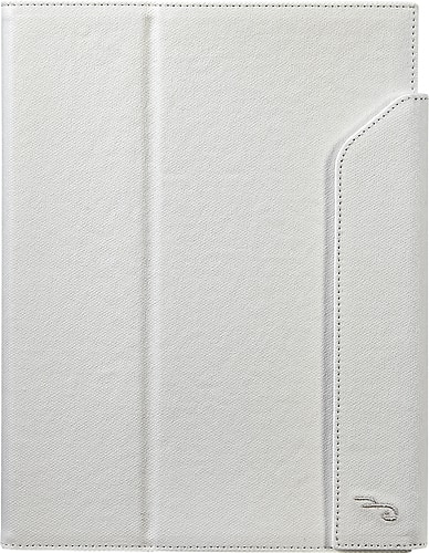 Front. Rocketfish™ - Folio Case for Apple® iPad® Air - White.