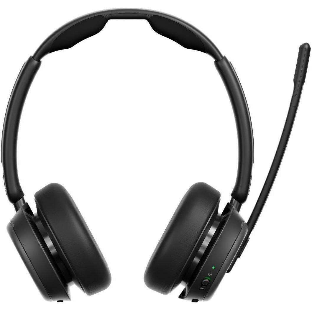 Alt View 1. EPOS - EPOS IMPACT 1000 Headset - Microsoft Teams Certification - Stereo - Wireless - Bluetooth - 98 ft - Over-the-head - Unknown.