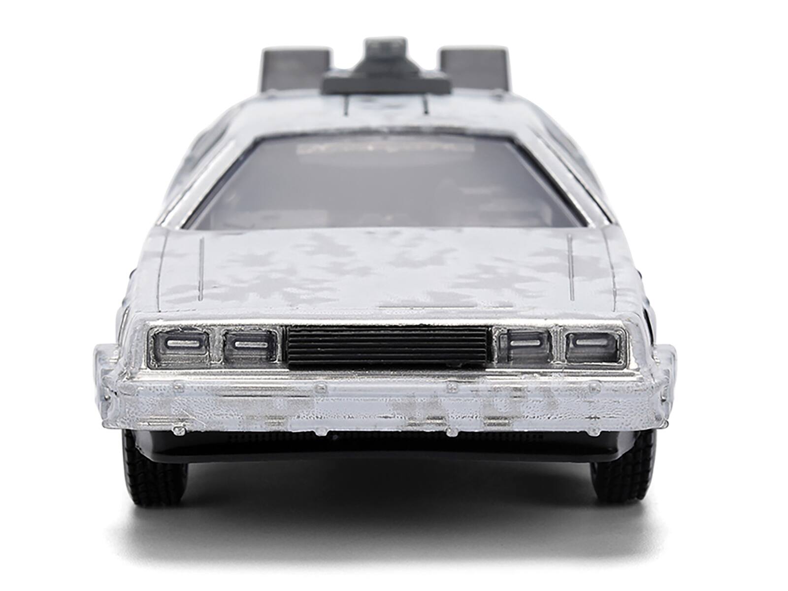 Alt View 5. Jada Toys - Back to the Future - Hollywood Rides - 1:32 40th Anniversary Time Machine Die-Cast Car (Frosty)   - COLLECTIBLES - Multicolor.