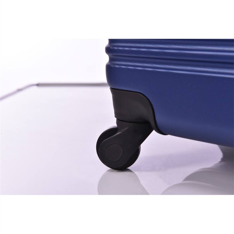 Alt View 6. HTUTWOO - 3 Piece Luggage Set Hardside Spinner Suitcase - 100% ABS Material, 360° Spinner Wheels, TSA Lock, Expandable,20"/24"/28" - Blue.