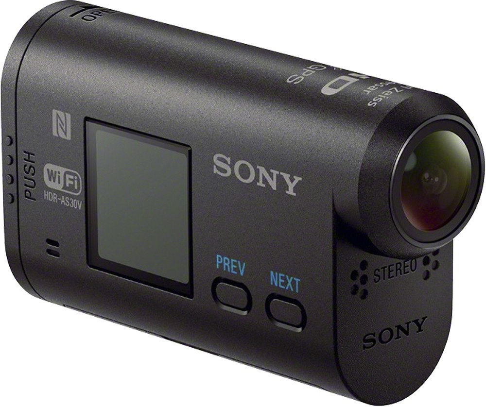 Best Buy: Sony AS30 HD Action Cam Black HDRAS30V/B