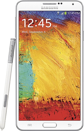  Samsung - Galaxy Note 3 4G Cell Phone - White (AT&amp;T)