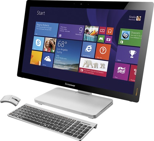  Lenovo - IdeaCentre 27&quot; Touch-Screen All-In-One Computer - Intel Core i7 - 8GB Memory - 1TB Hard Drive