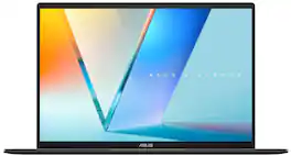 ASUS - Vivobook 14 Flip 14" 2K OLED Touch Laptop - Intel Core Ultra 9 386H - 32GB RAM - 1TB SSD - Copilot+ PC - Matte Gray