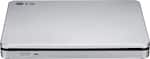 Front. LG - 8x External Double-Layer DVD±RW/CD-RW SuperMulti Blade Drive - Silver.