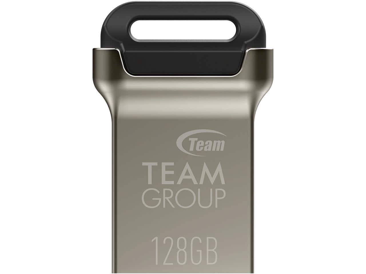 Team Group - Team 128GB C162 USB 3.2 Gen 1 Flash Drive, Up to 140MB/s (TC1623128GB01) - Black