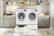 Alt View 13. LG - 7.4 Cu. Ft. 8-Cycle Electric Dryer - White.