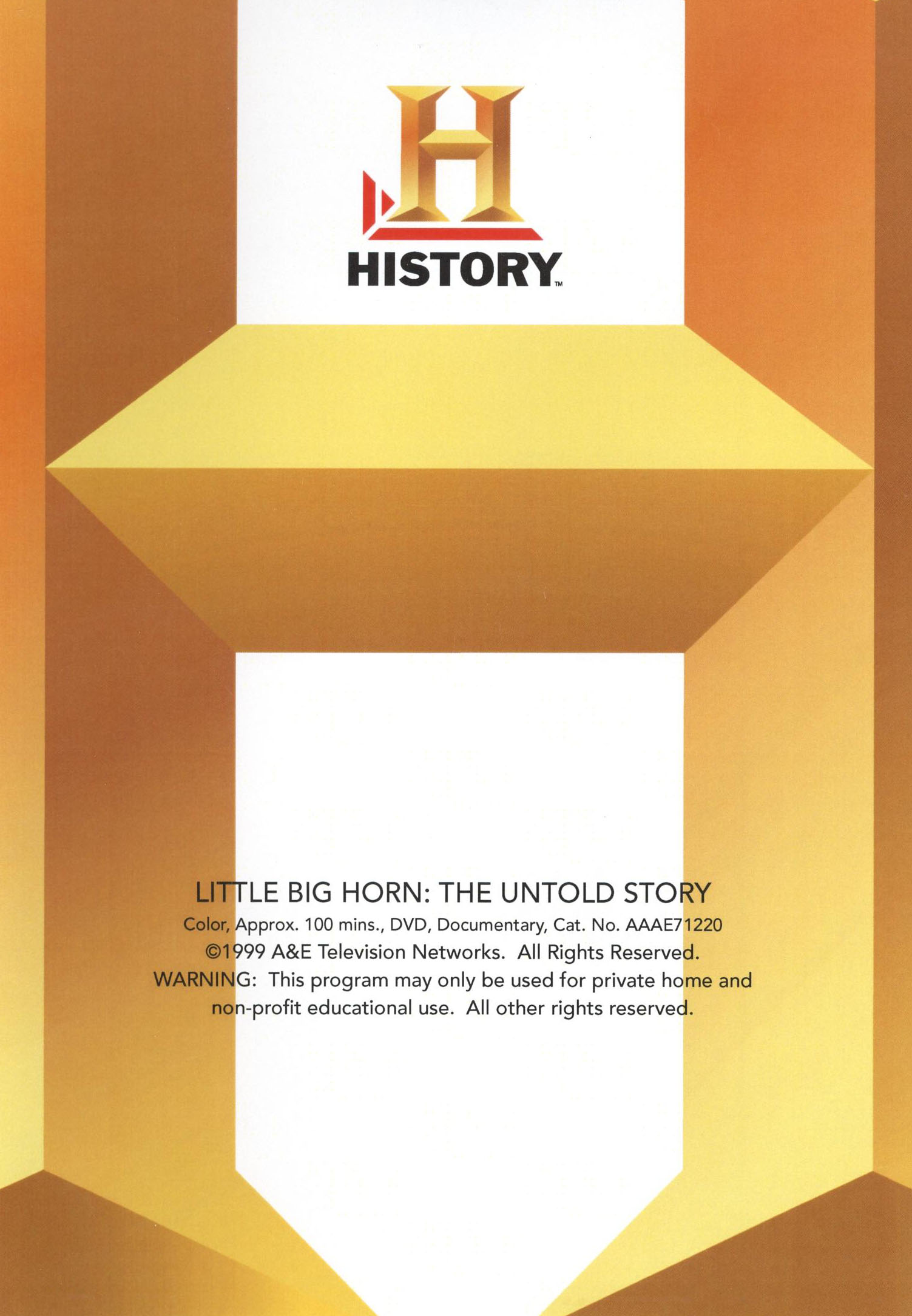 Time Machine: Little Big Horn - The Untold Story [DVD] [1999]