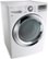 Angle Zoom. LG - 7.4 Cu. Ft. 8-Cycle Ultralarge-Capacity Smart Gas Dryer - White.