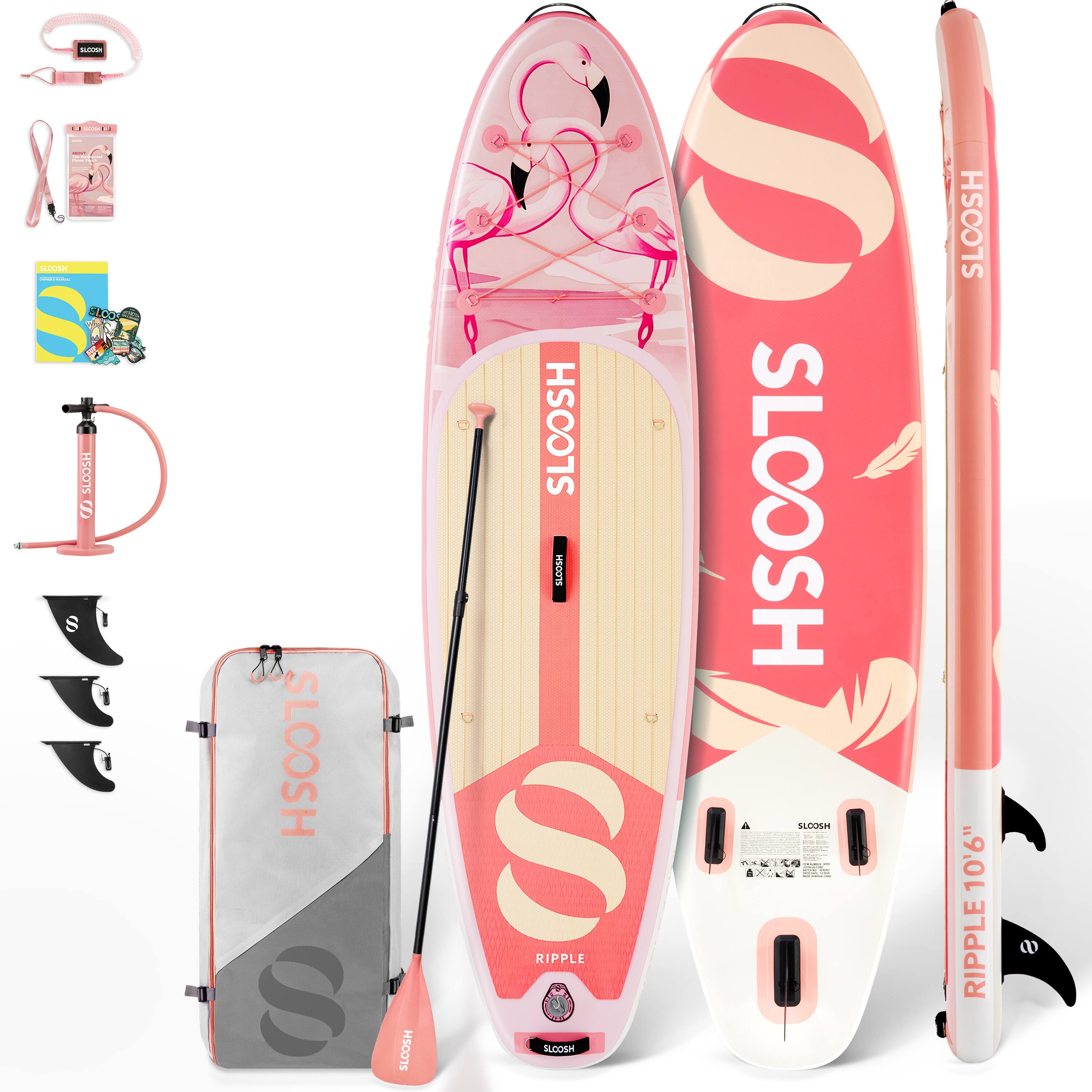 - PRESM | deo HISCONS S  S  SLOOSH S SLOOSH SLOOSH BLOOSH S RIPPLE LOOSH SLOOSH SLOOSH I SLOOSH 10'6" RIPPLE