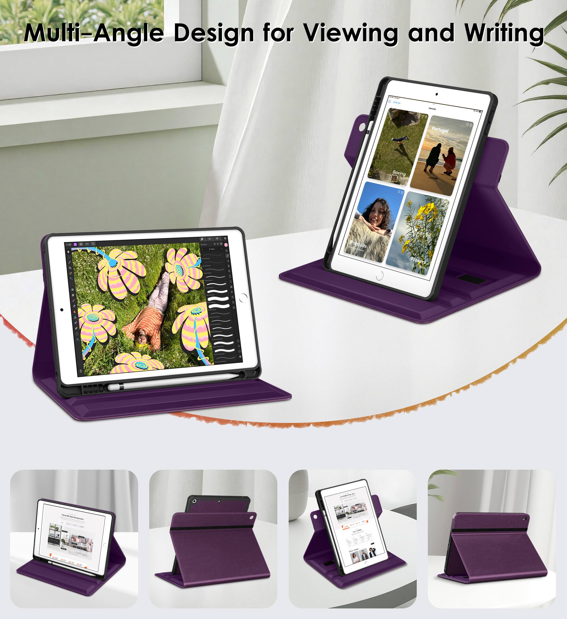 Multi-Angle Design for Viewing and Writing.