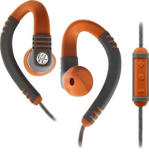  Yurbuds - Explore Pro Over-the-Ear Headphones - Orange/Gray